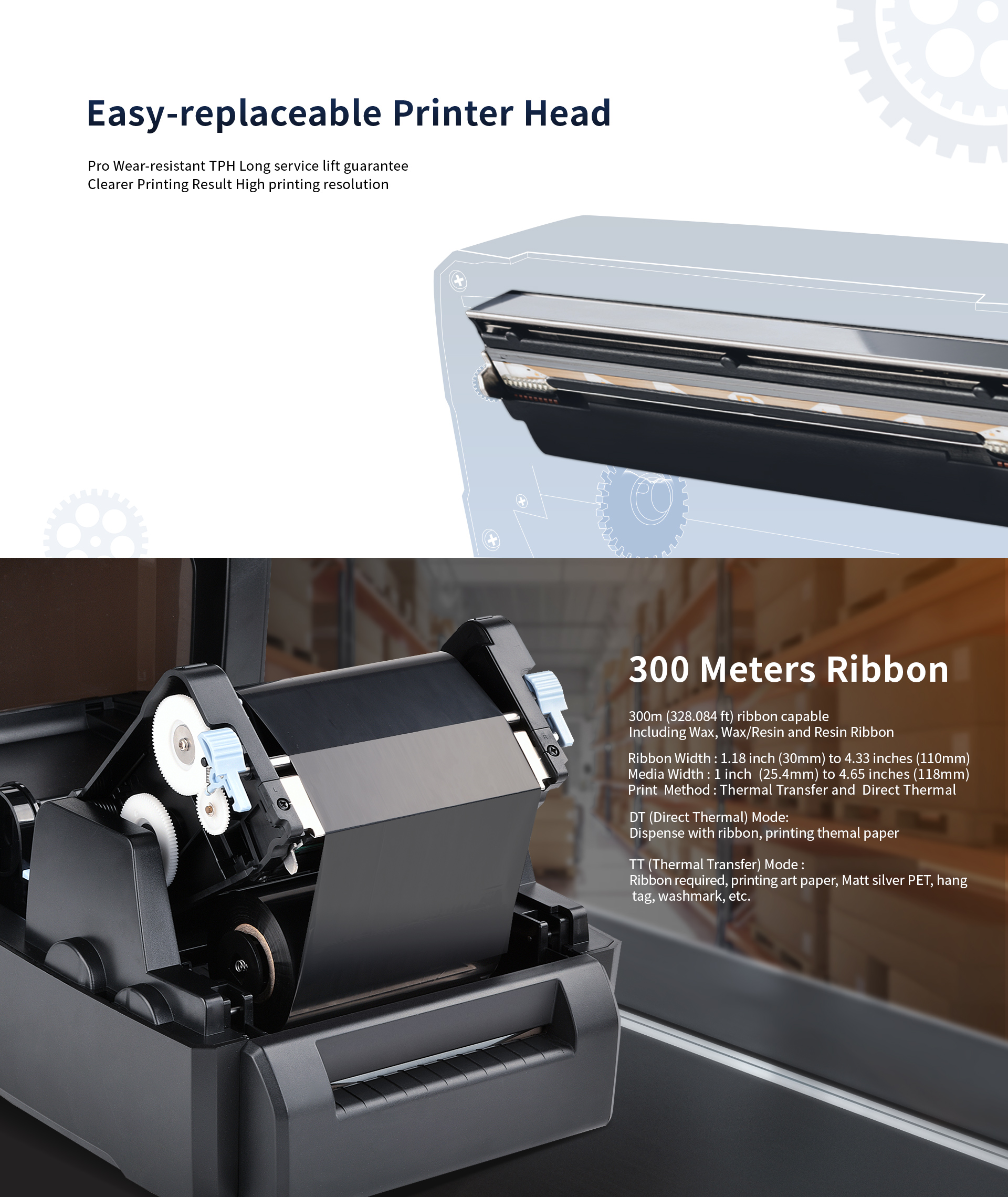 Easy-replaceable Printer Head
